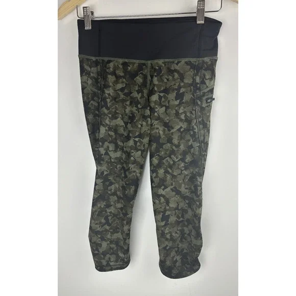Lululemon Run Top Speed Crop Full On Luxtreme Mystic Jungle Fatigue Camo Size 4 - Picture 4 of 16